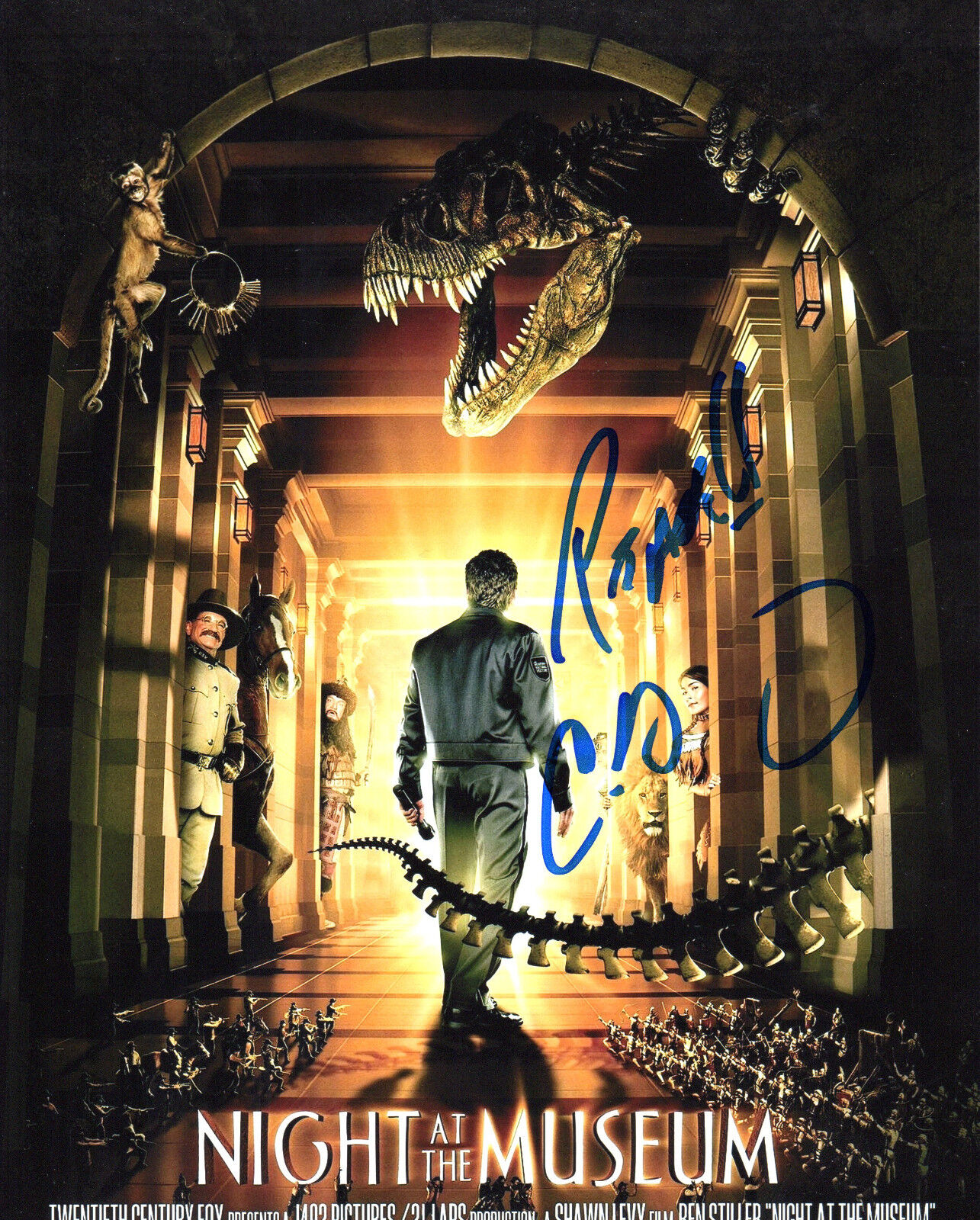 GFA Night at the Museum * CHARLIE MURPHY * Signed 8x10 Photo Poster painting PROOF C9 COA