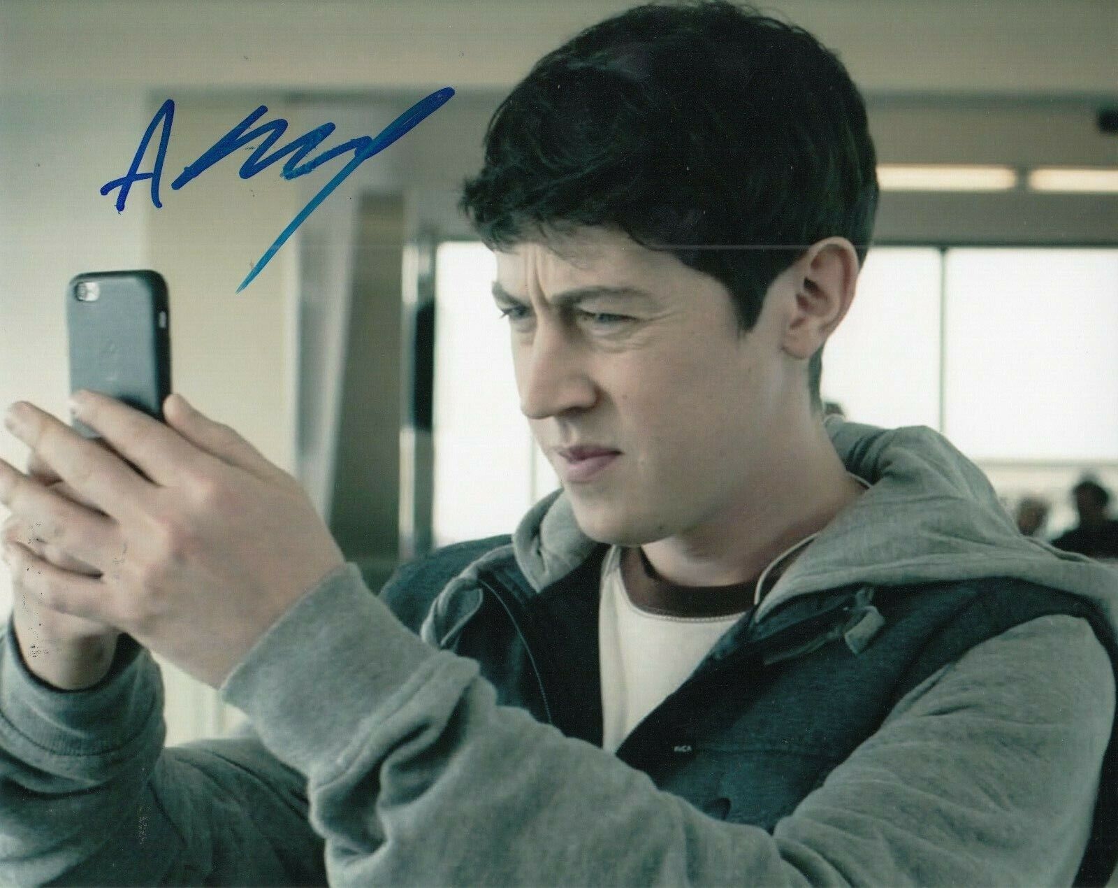 ALEX SHARP signed (HOW TO TALK TO GIRLS AT PARTIES) 8X10 Photo Poster painting *Enn* W/COA #5