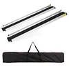 [US Local Warehouse] 8 Feet Retractable Wheelchair Ramp 94x7.4inch Handicap Ramp 661LBS Capacity Wheel Chair Ramps for Home Entry Steps Stairs Doorways