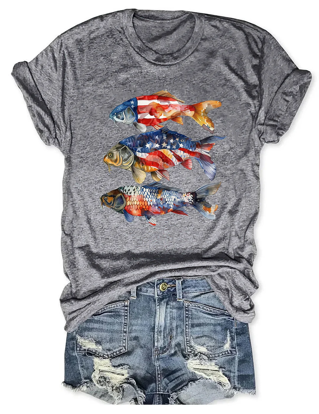 America Fish T-shirt