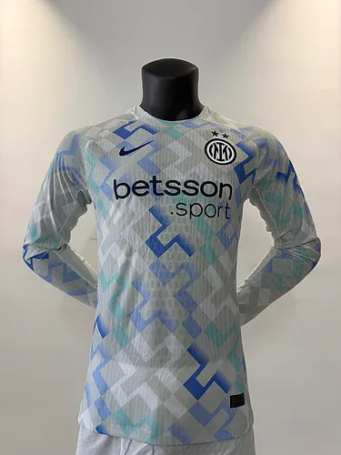 25-26 Inter Milan Away Long Sleeve Player Edition Football Jersey 1:1 Thailand Quality