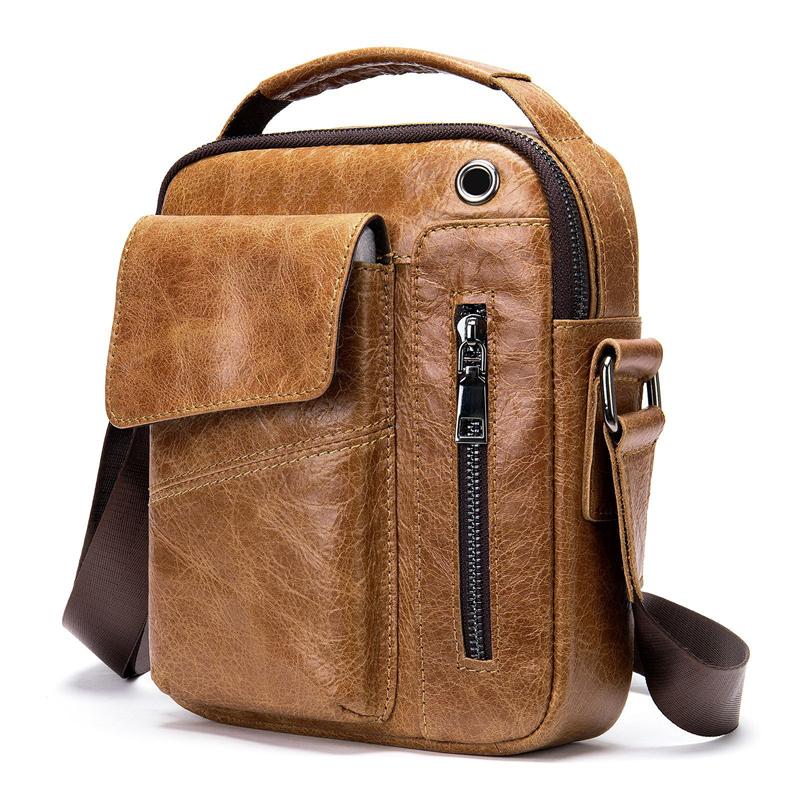 Unique Design Soft Leather Casual Shoulder Bag Durable Crossbody Bag