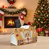 Xmas Angel DIY Pearl Diamond Painting PU Cover Tissue Holder Kit Pearl Art Painting Decoration for Home & Gifts