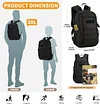 12L/ 15L/ 20L/ 30L Mini Rucksack Taktisch Wanderrucksack Molle Schultasche Wasserabweisend Daypack Milit&auml;risch Schulrucksack Studenttasche Unitasche Sporttasche Laptoptasche f&uuml;r Outdoor Sport