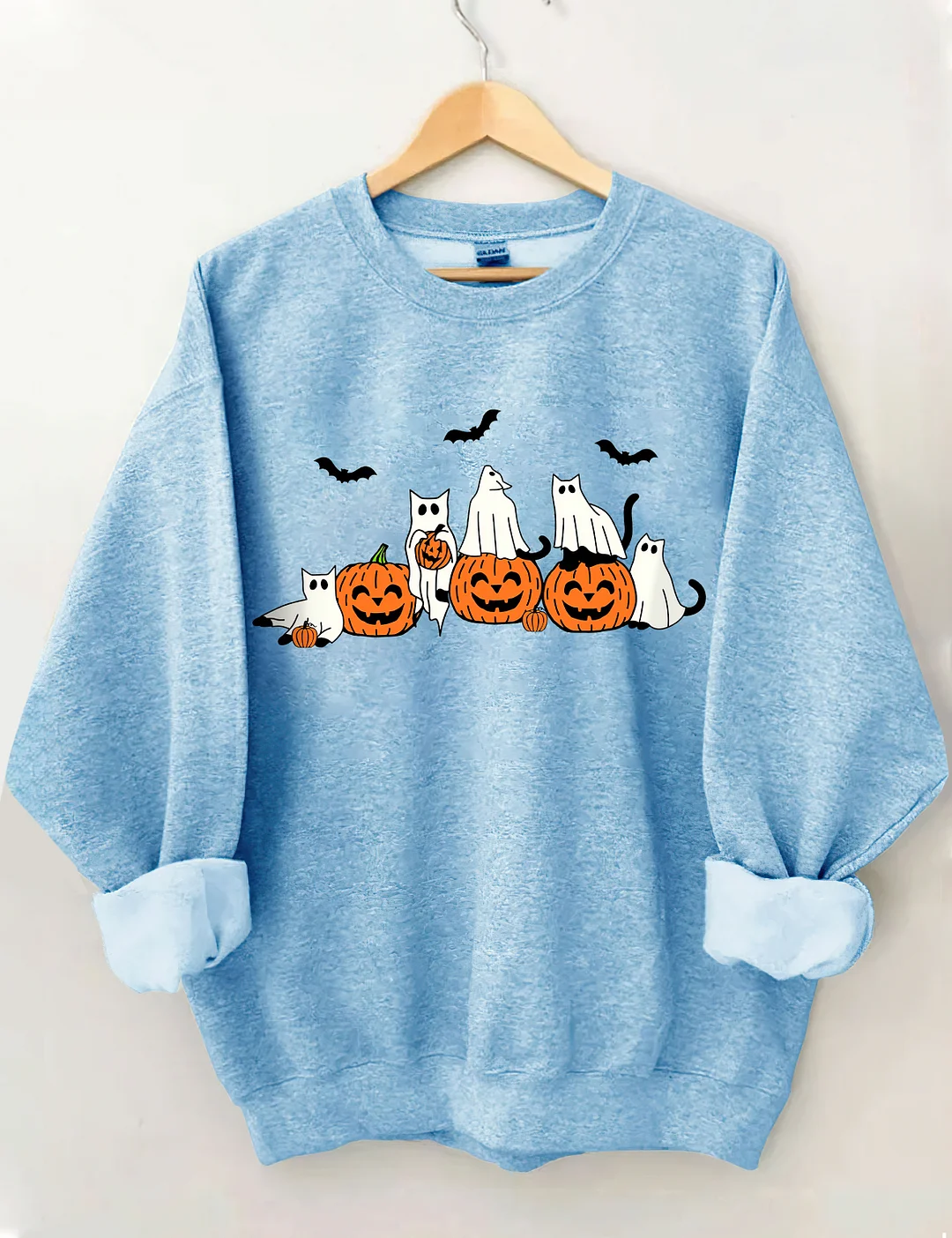 Ghost Cats Halloween Sweatshirt