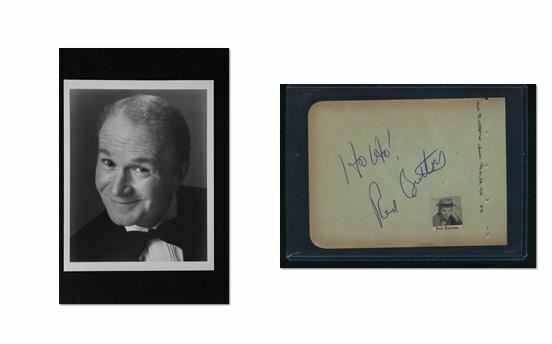 Red Buttons - Signed Autograph and Headshot Photo Poster painting set - Odessa Or Bust