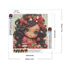 Diamond Painting -DIY Round Drill Strawberry Girl