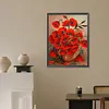 Diamond Painting -DIY Round Drill Papaver Bouquet