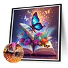 Peinture ronde papillon de diamant de perceuse-30*30cm