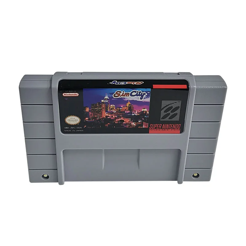 Sim City SNES For Super Nintendo Entertainment System - 16 Bit US Version Game Cartridge