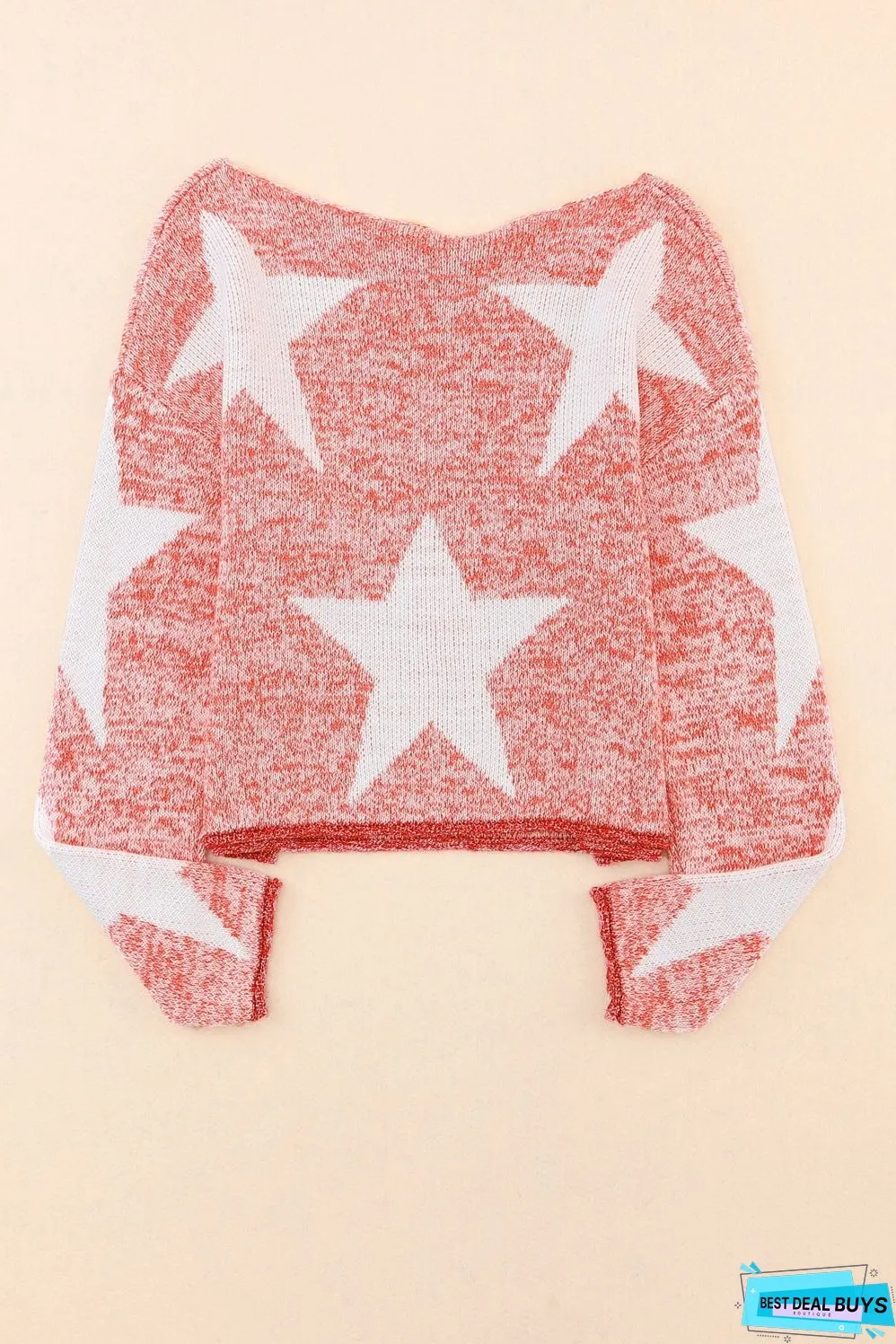 Big Star Spangled Casual Knit Sweater