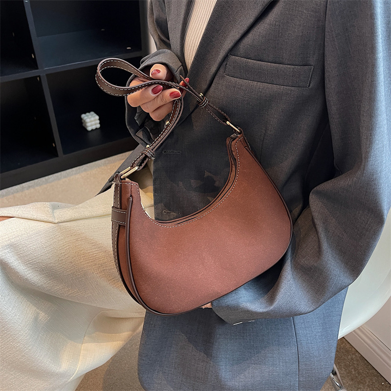 Scrub Solid Color Premium Textured Women's Bag