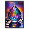 Water Drop Flowers-11CT Stamped Cross Stitch 40*60cm (Big Size)