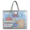 25x19in(63.5x48cm)Large Diamond Painting Bag with Handle and Zipper/Waterproof Art Storage Bag for Artworks-TOOL