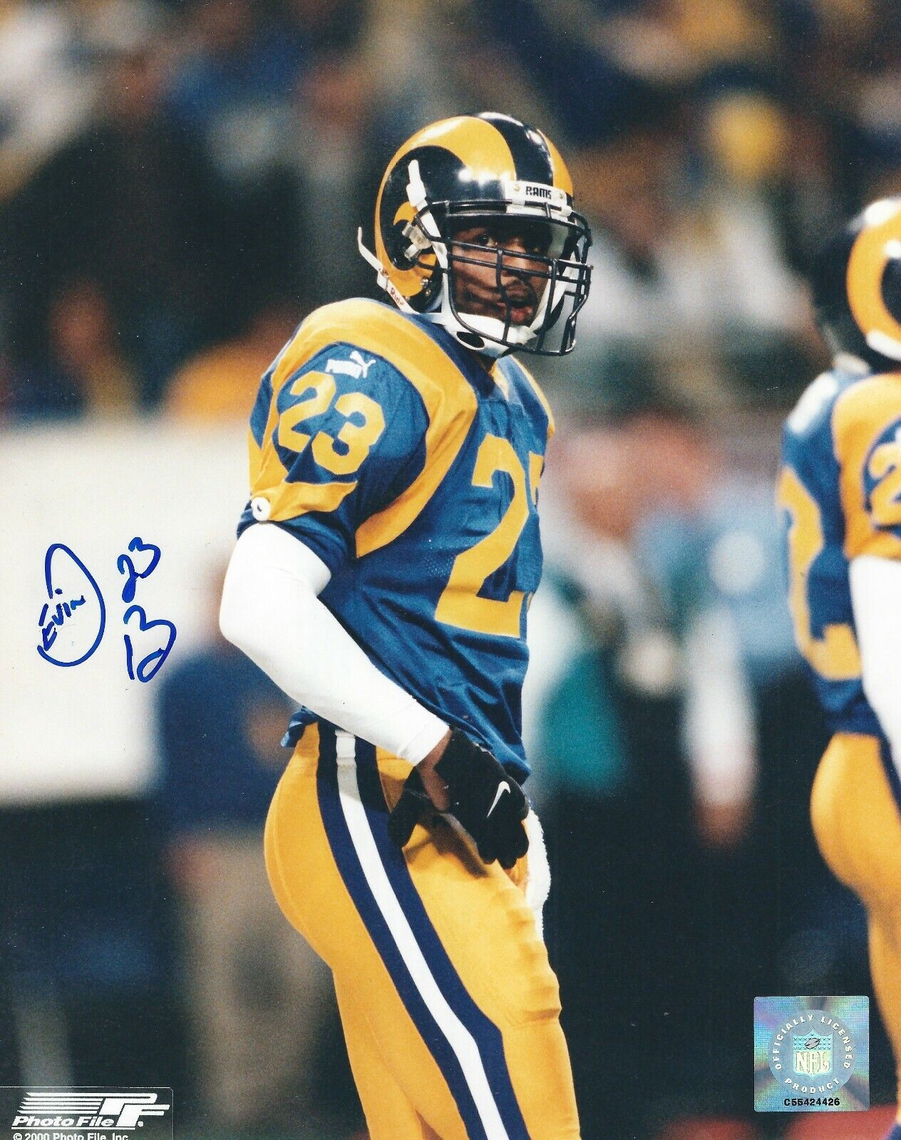 Signed 8x10 DEVIN BUSH St. Louis Rams Autographed Photo Poster painting - COA