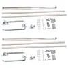 [US Local Warehouse] 2 Set Pocket Door Frame Kits with 220LBS Two-Way Soft-Close Mechanism Hidden Door Kit Sliding Hardware Smoothly and Quietly Easy to Install (24-36x80in)