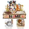 Bol en bois pour chien - 5d bricolage d&eacute;coration artisanale