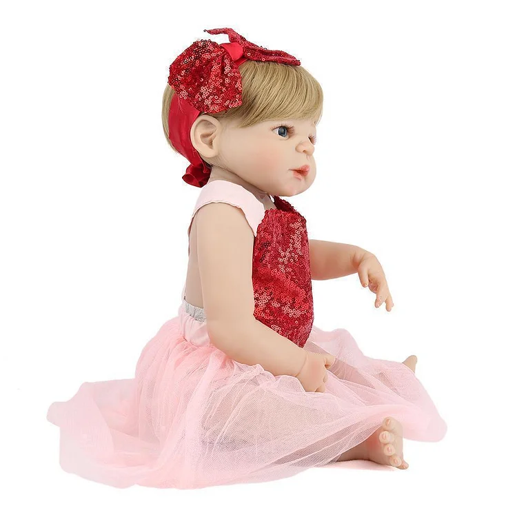  22"Kleine Kathryn Lebensechtes Baby Mädchen - RSDP-Rebornbabypuppen-Rebornbabypuppen.de