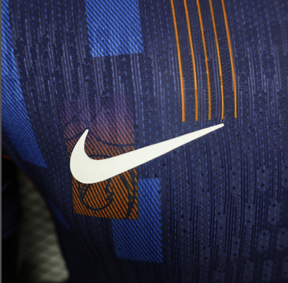 2024 Netherlands Away Player Version Men's Football T-Shirt