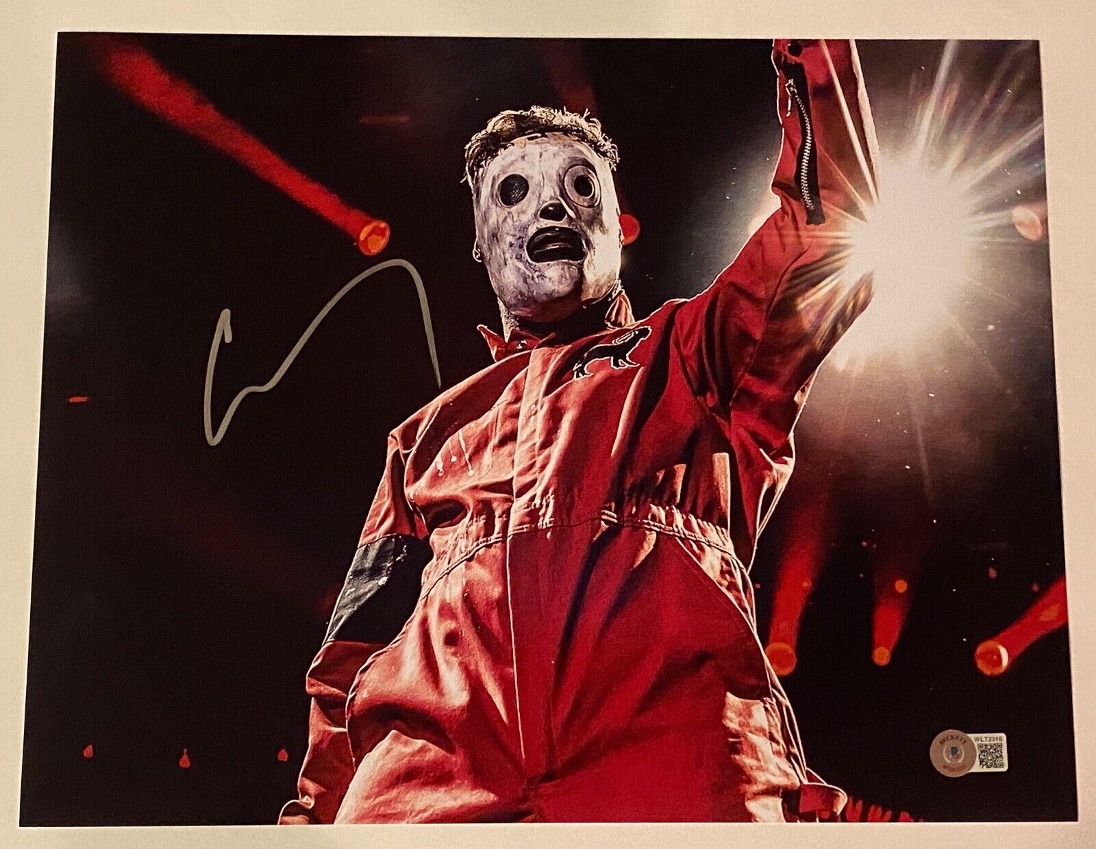 Corey Taylor Signed Autograph 11x14 Photo Poster painting Slipknot Stone Sour Proof Beckett COA