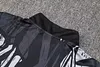 Joyfball 2024/2025 Arsenal Half-Pull Training Suit Black gray Football Shirt 1:1 Thai Quality