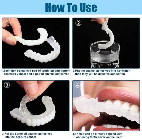 HOT - Hermsa™ Premium Customised Silicone Denture Kit Dual accreditation from the American Dental Association (ADA) and the Australian Food and Drug Administration (TGA)