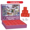 Puzzle sur le thème de Noël du compte à rebours de l'Avent