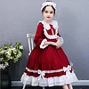Kid Girl Party Lolita Princess Elegant Christmas Dress