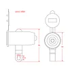 Car Charger Socket Dual USB Motorcycle Charger Fast Charge QC3.0 Multiprotection
