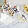 uk.everydayedeals 6Pcs DIY Diamond Painting Greeting Card - Party Puppy