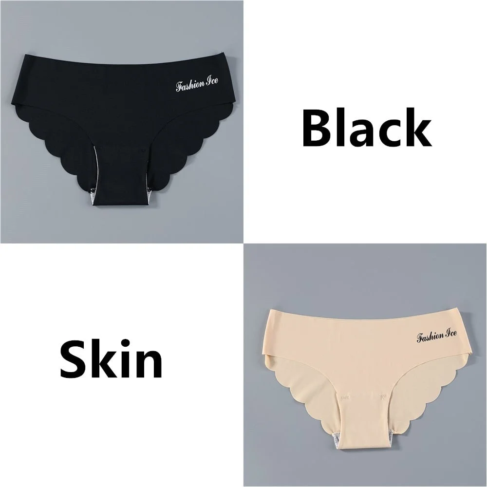 Seamless Women Pantys Girls Thongs Low Waisted Soft Woman Panties Briefs Fashion Solid Colors M-XL Sexy Underpants For Women New