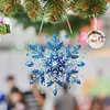 Diamond Painting 2D Flat Winter Snowflake Wall Door Decor