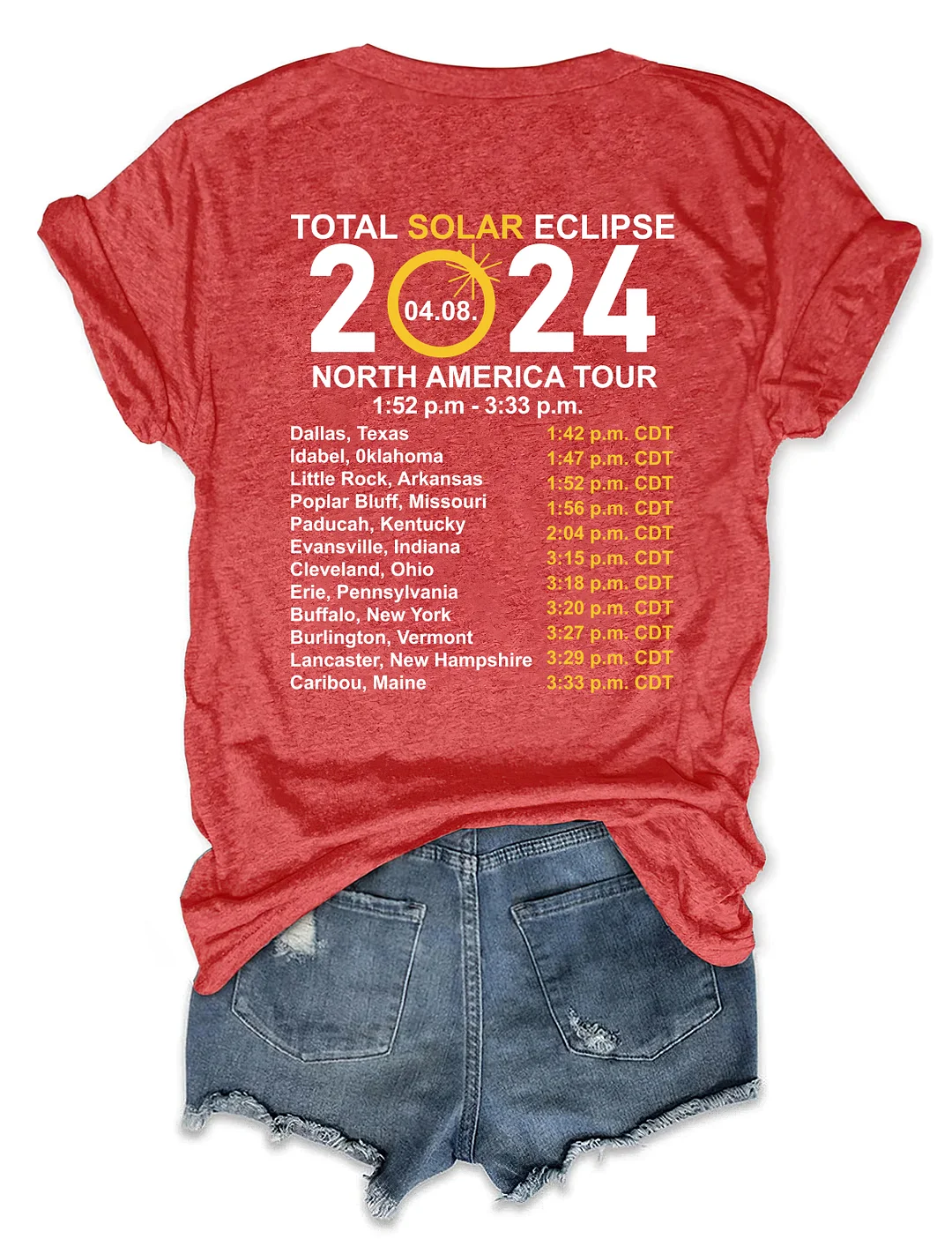 Total Solar Eclipse 2024 T-shirt