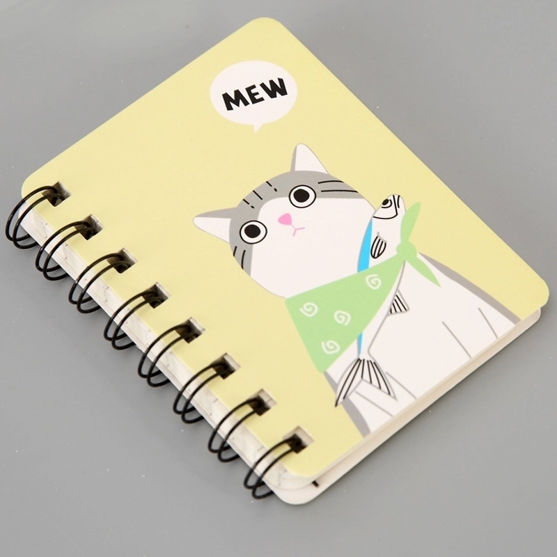 1 Piece Cartoon School Paper Preppy Style Loose Spiral Notebook
