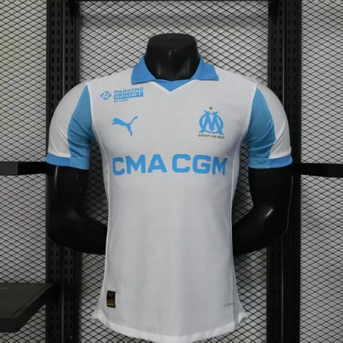 Player Version Marseille 25/26 Home Football Jersey