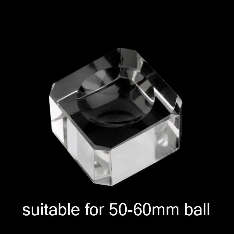 Crystal Ball Stand Glass Display Holder Astronomy Sphere Base for Soccer Volley Ball Basketball Football Rugby Home Decoration