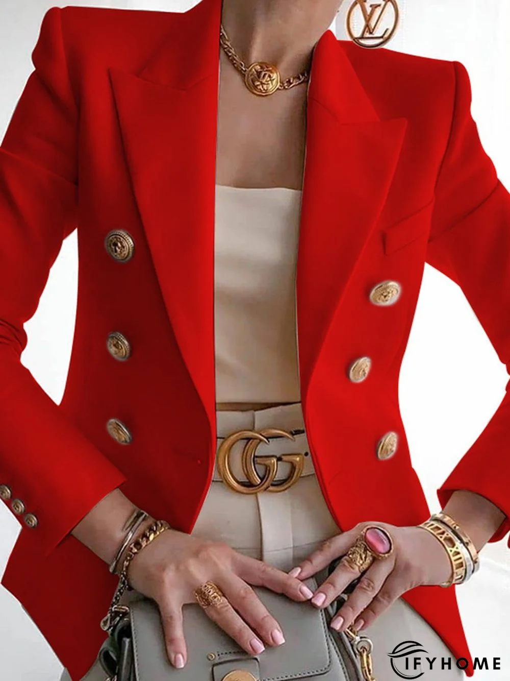 Ladies fashion blazer jacket | IFYHOME