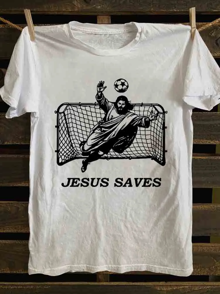 Teecade Teecade Jesus Saves T-shirt