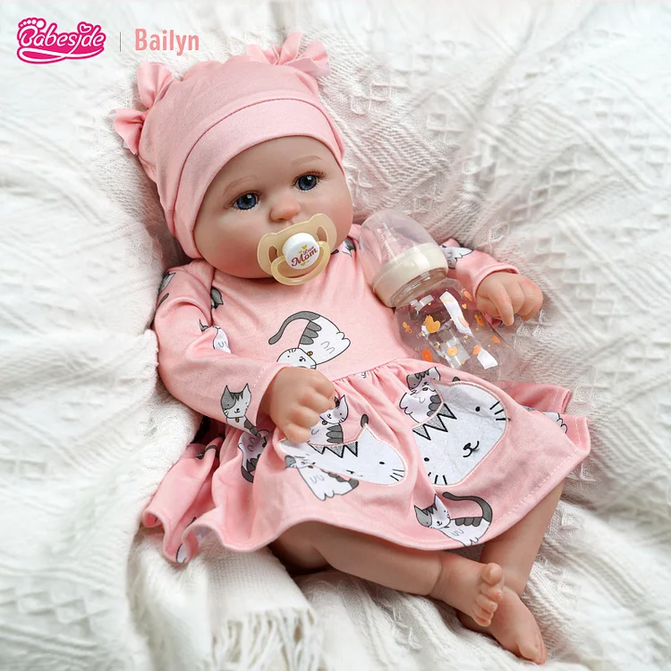 Babeside 20'' Cutest Realistic Reborn Baby Doll Kitten Girl Bailyn