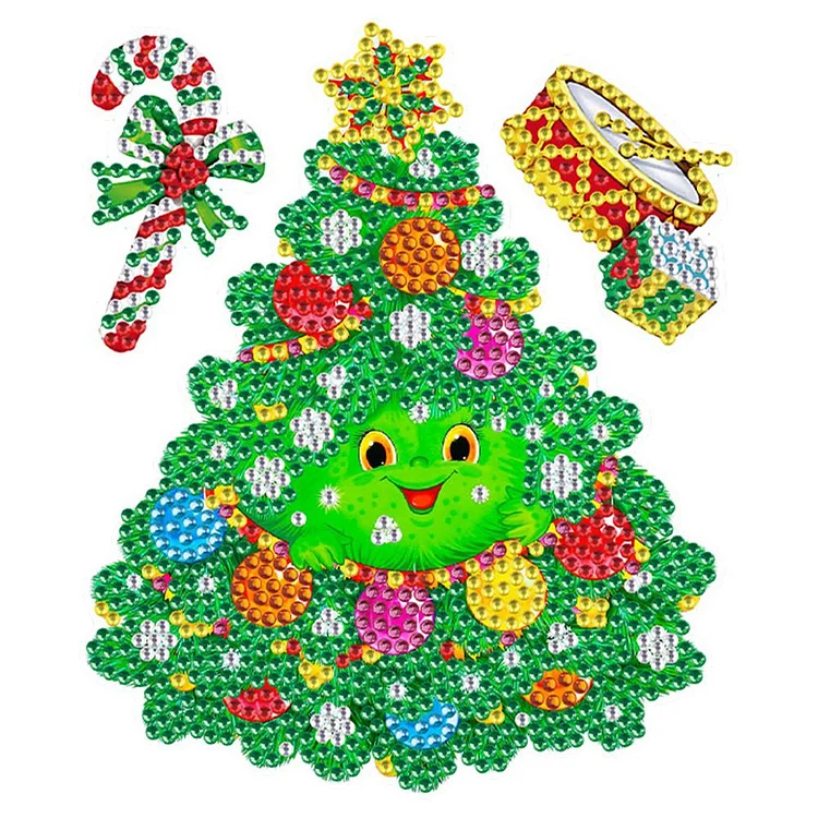 DIY Diamonds Mosaic Sticker Cute 5D Christmas Kits Children Gifts (BT072)