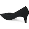 Women's 2 Inch Pumps Kitten Heels Closed Pointed Toe Low Heels Casual Shoes