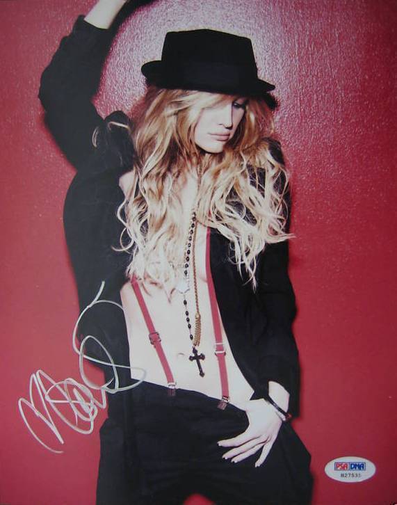 Ashlee Simpson Signed Authentic Autographed 8x10 Photo Poster painting PSA/DNA #H27535