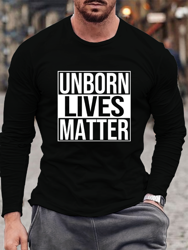 Unborn Lives Matter Long Sleeve
