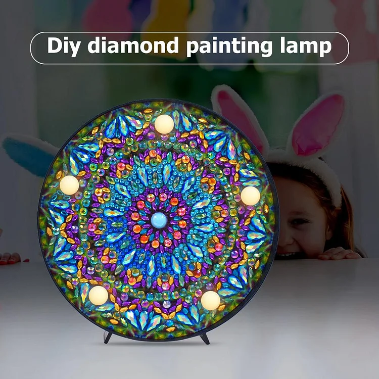 DIY LED Full Drill Special Shaped Diamond Painting Night Light