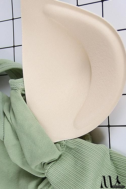 MidiSono - Elastic Wide Strap V Neck Brami