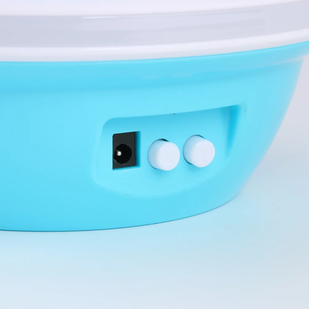 UFO Shaped Starry Sky LED Projector Light USB Kid Night Decor Lamp (Blue)