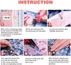 DIY Pearl & Diamond Painting Pendant Kit with LED Light &ndash; Christmas Nutcracker Wreath (Single-sided)