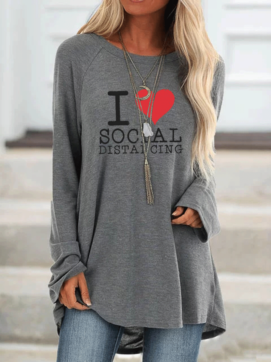 I Heart Social Distancing T-shirt