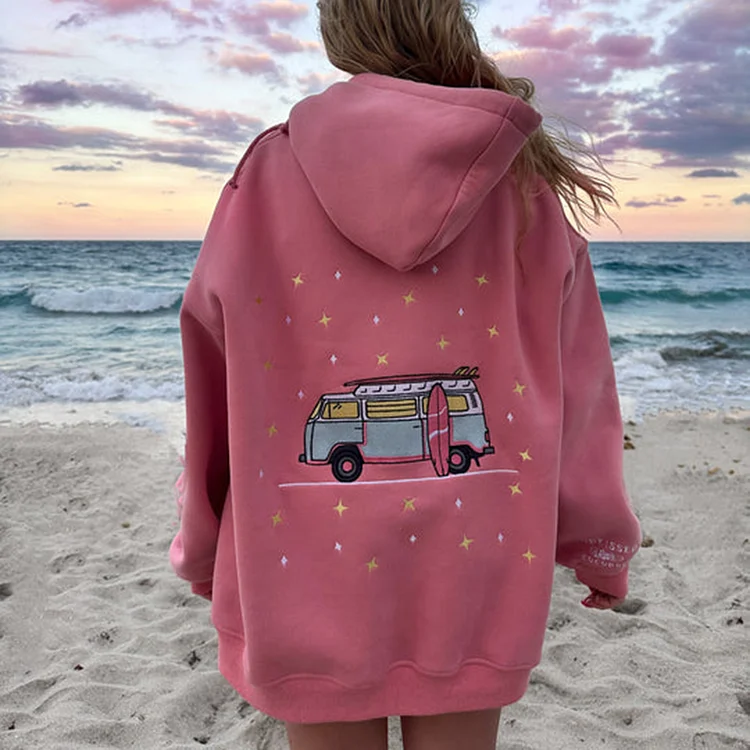 VAN STAR Print Casual Hoodie