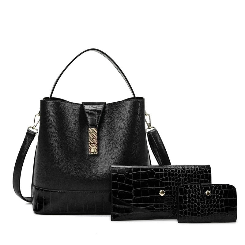Women’s All Seasons Pu Leather Streetwear Bag Sets